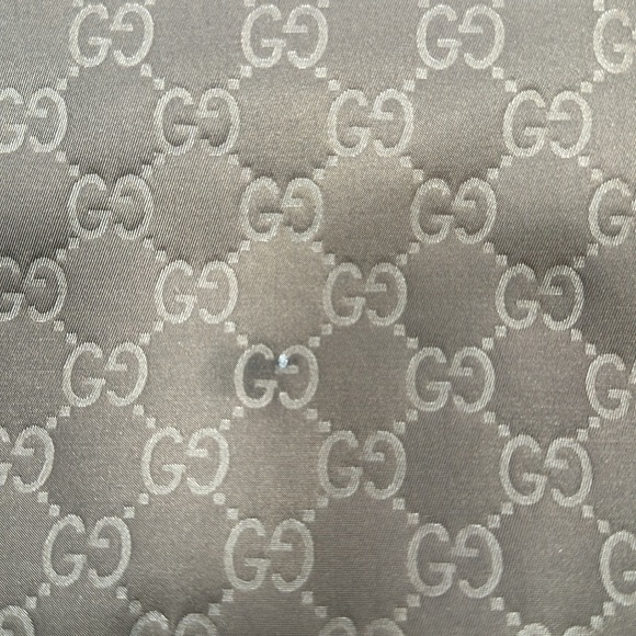 Authentic GUCCI Embossed GG Monogram Shopper Tote- Dark Brown - Picture 7 of 15